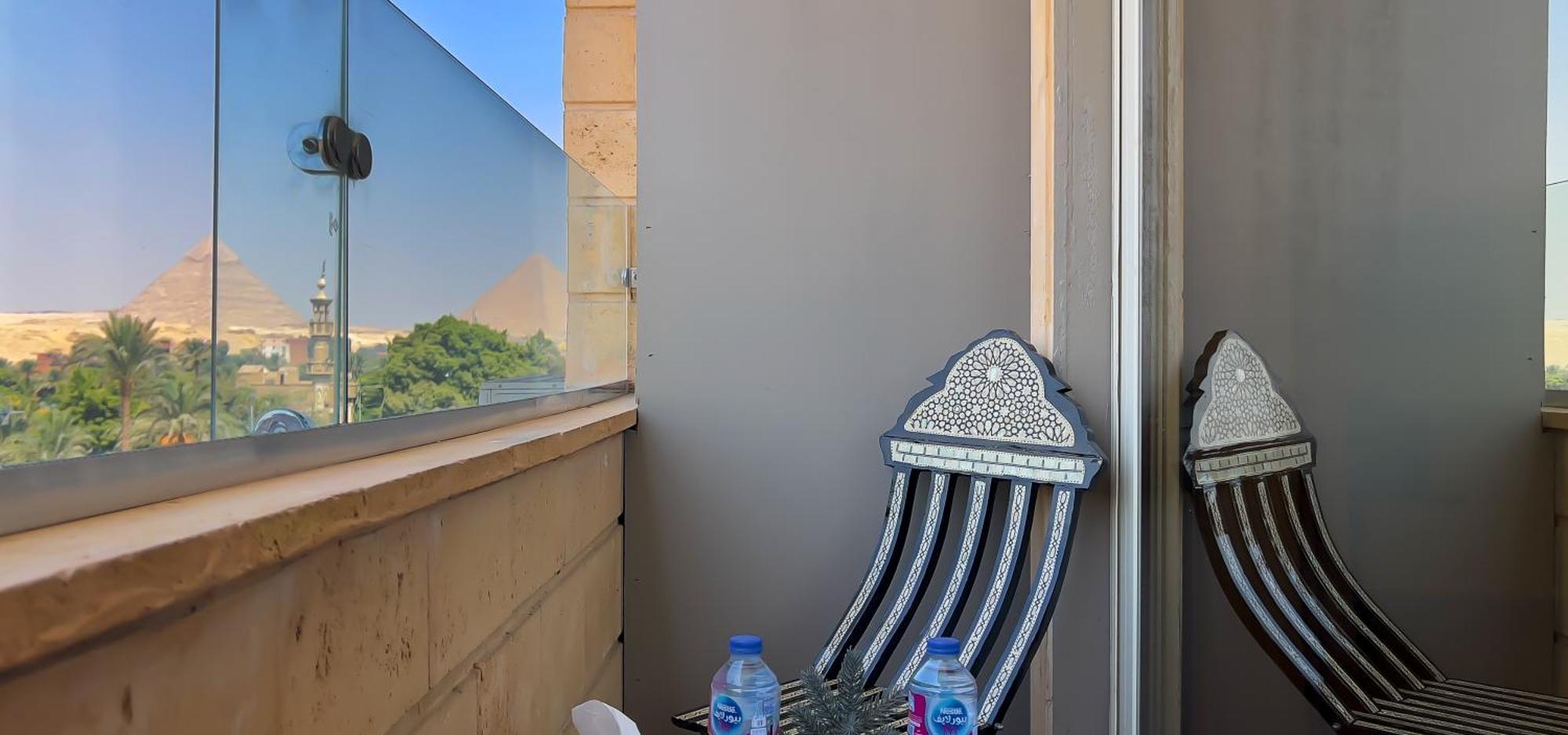 Taj Pyramids View Inn Kafrat al Jabal Екстер'єр фото