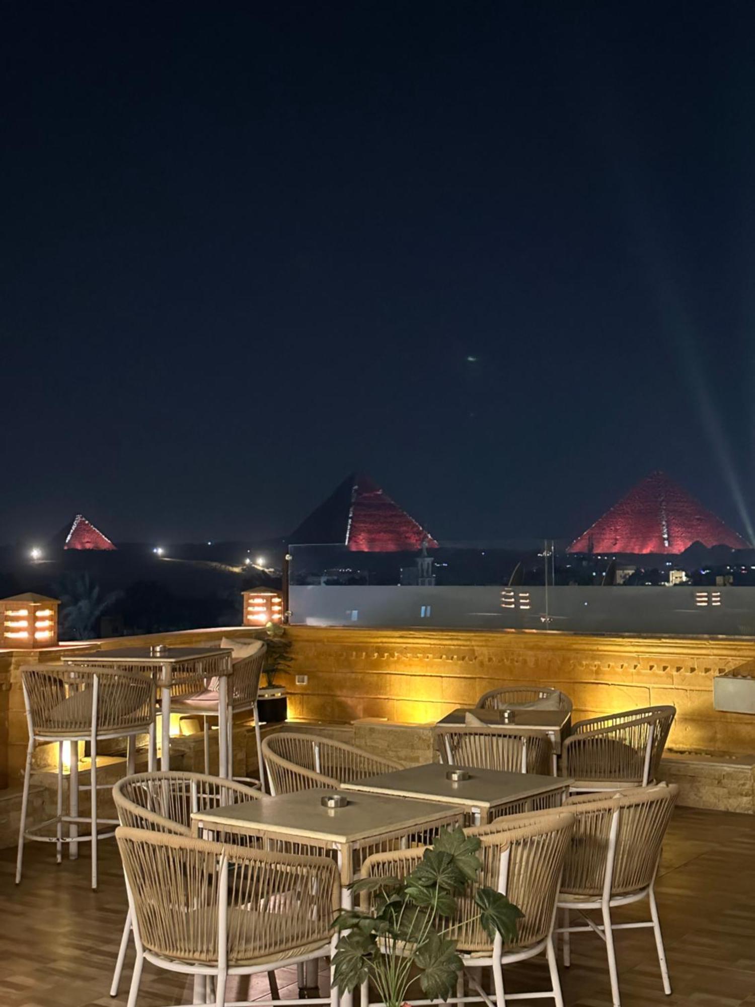 Taj Pyramids View Inn Kafrat al Jabal Екстер'єр фото