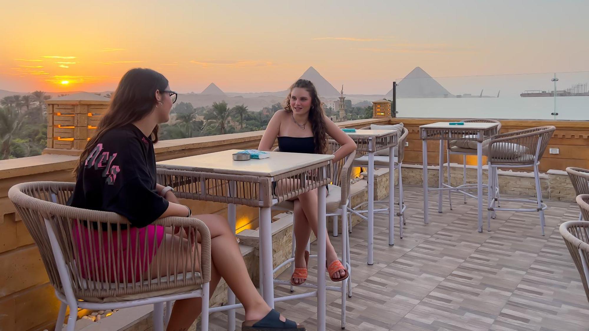 Taj Pyramids View Inn Kafrat al Jabal Екстер'єр фото