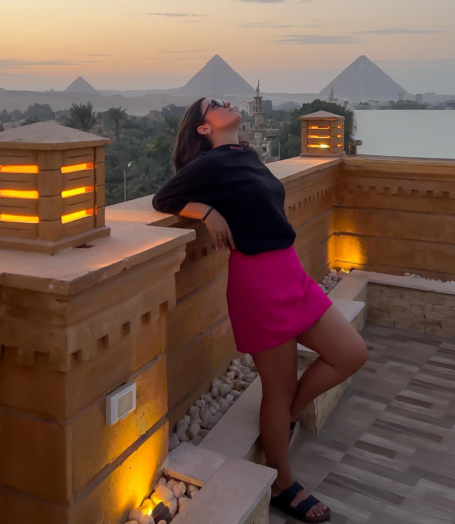 Taj Pyramids View Inn Kafrat al Jabal Екстер'єр фото