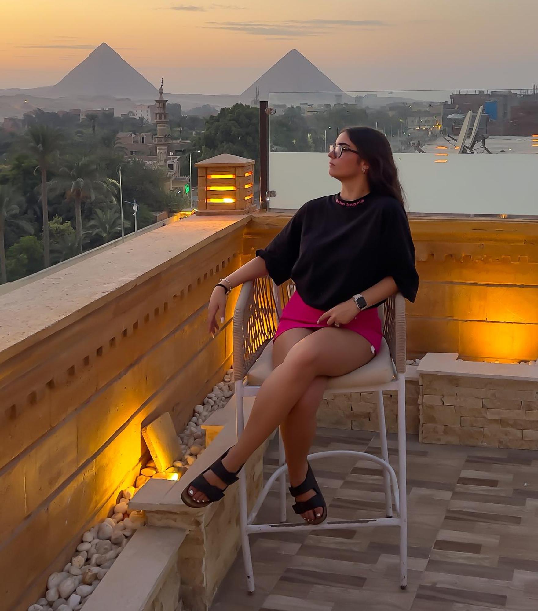 Taj Pyramids View Inn Kafrat al Jabal Екстер'єр фото