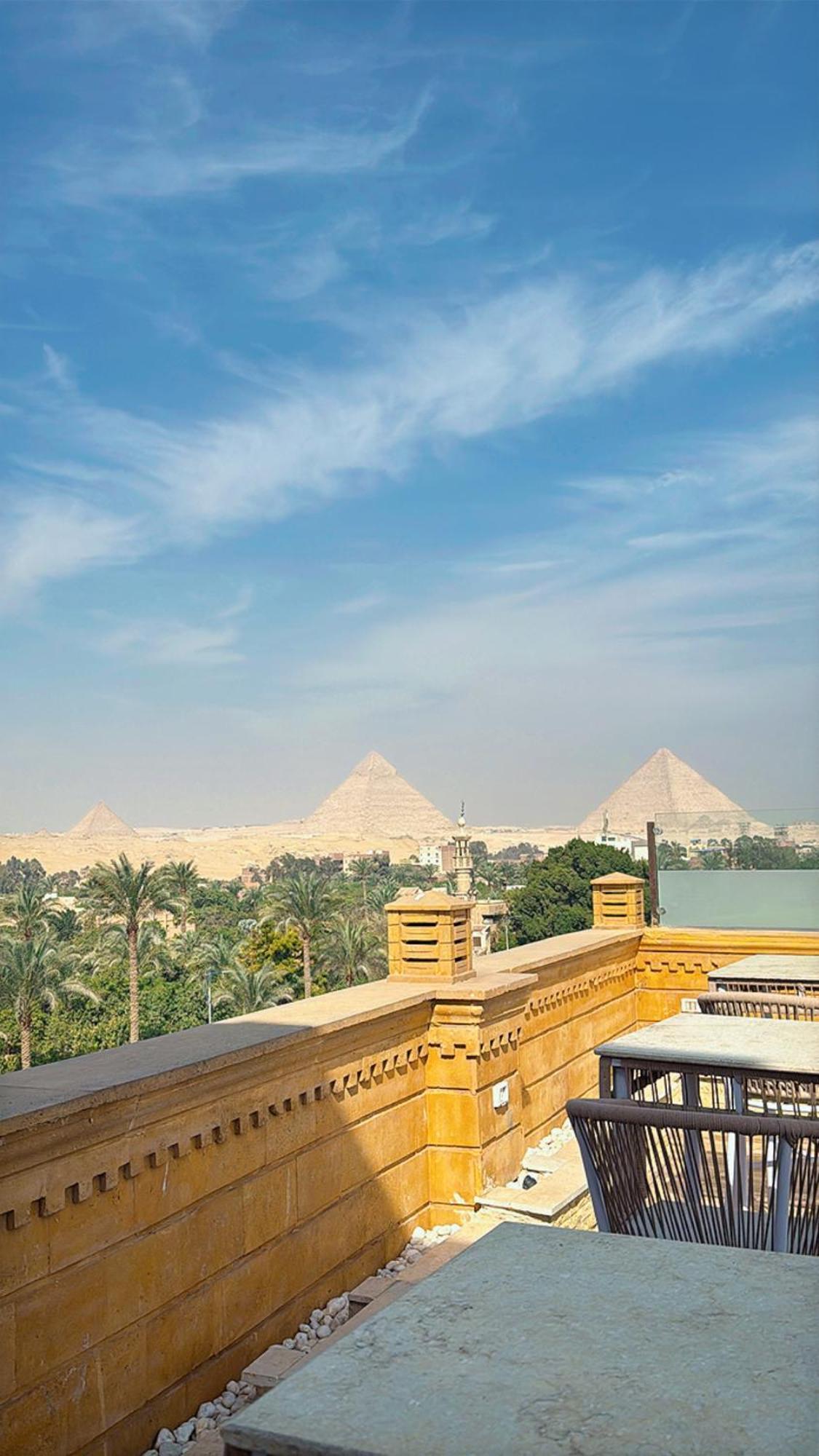 Taj Pyramids View Inn Kafrat al Jabal Екстер'єр фото