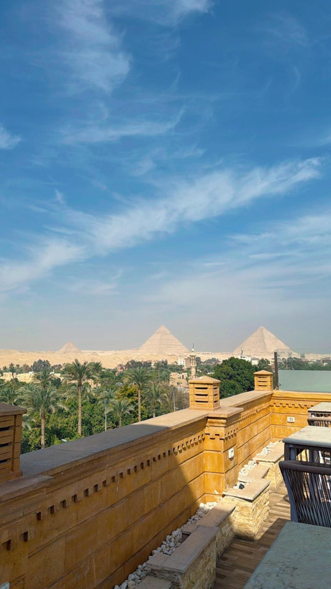 Taj Pyramids View Inn Kafrat al Jabal Екстер'єр фото