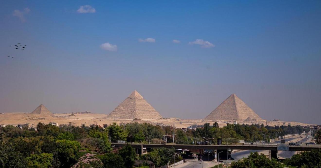Taj Pyramids View Inn Kafrat al Jabal Екстер'єр фото