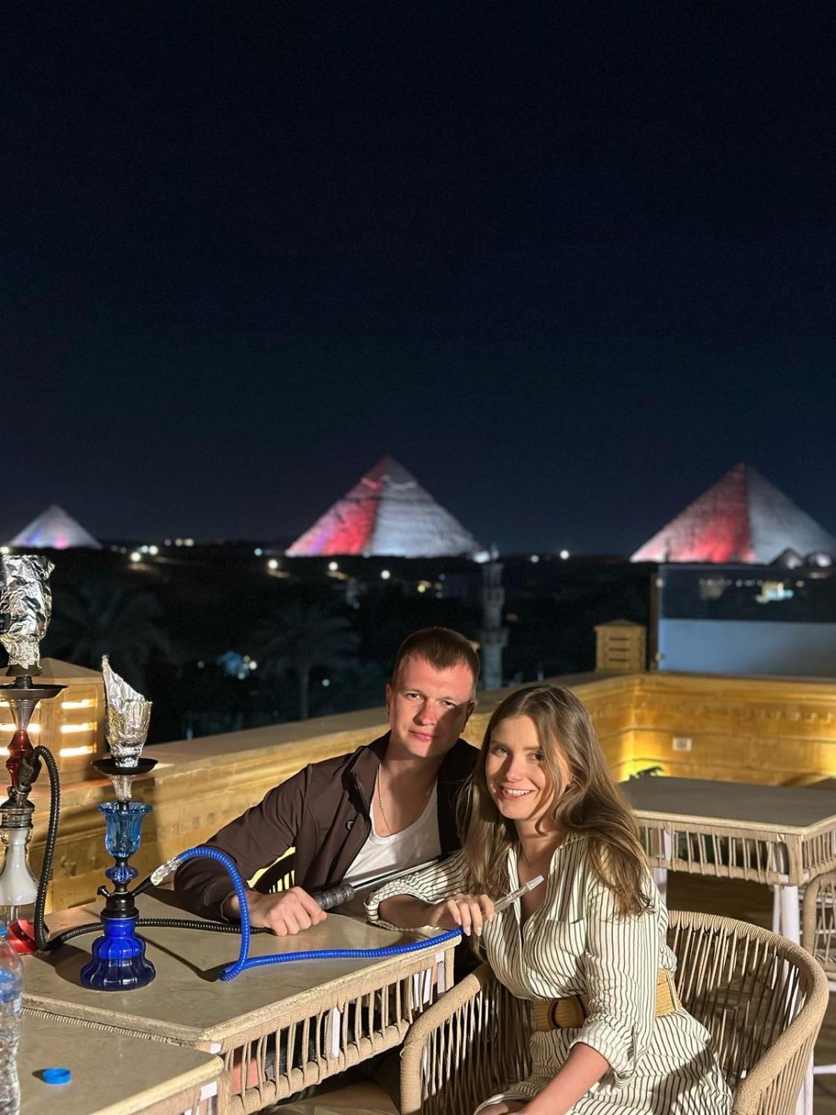 Taj Pyramids View Inn Kafrat al Jabal Екстер'єр фото
